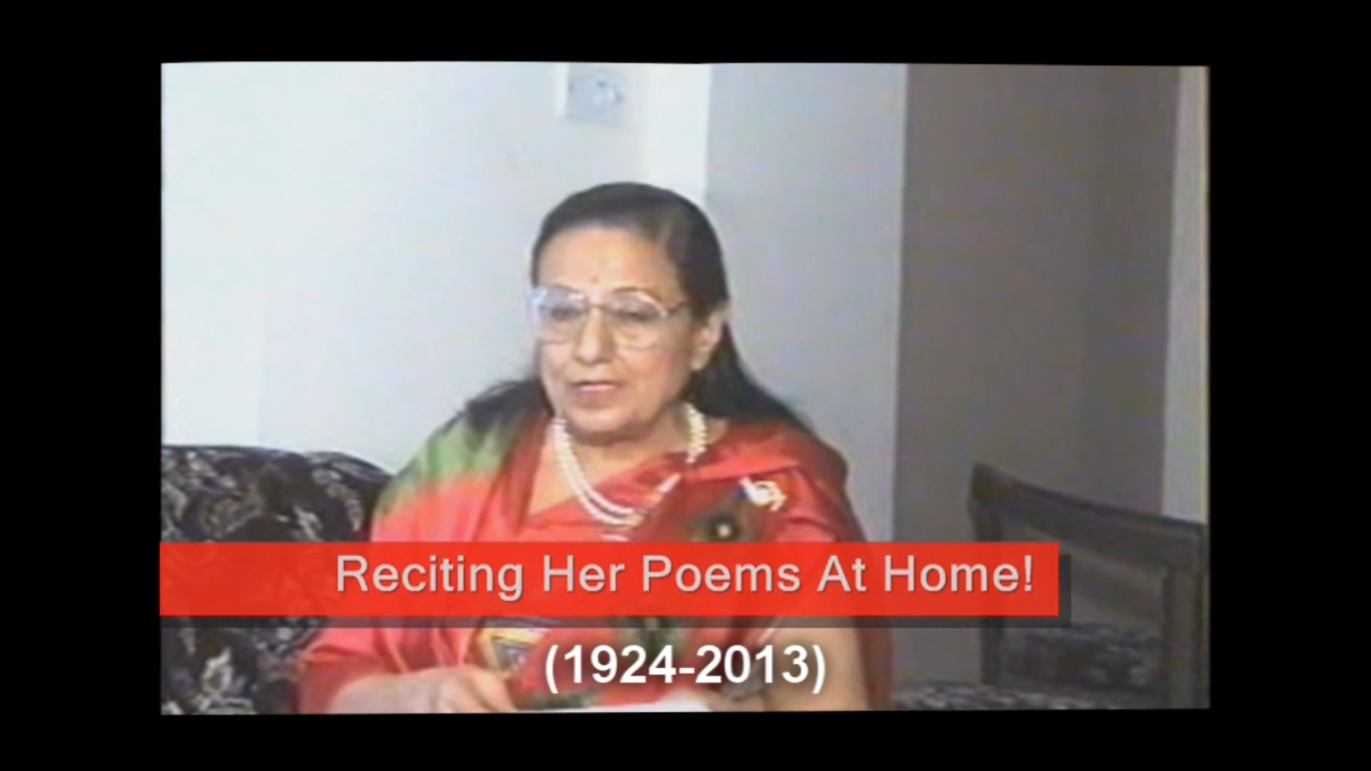 Sundri Uttamchandani recites her poem