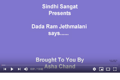 Dada Ram Jethmalani Videos